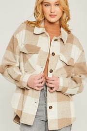 Khaki Flannel Jacket